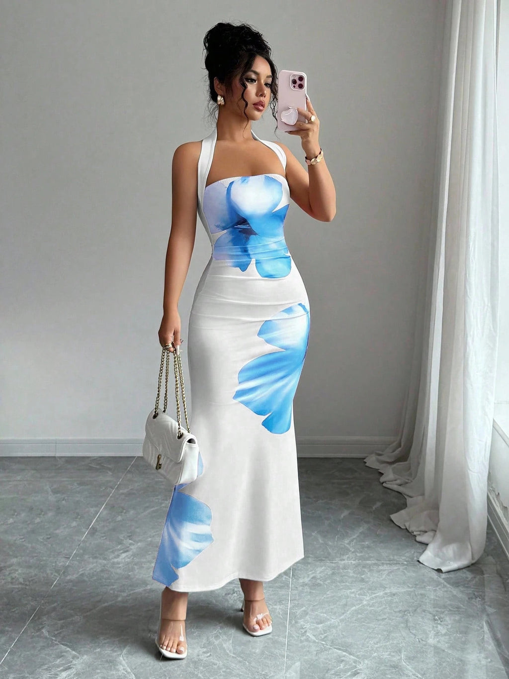 2026 New Printed Bodycon Dress