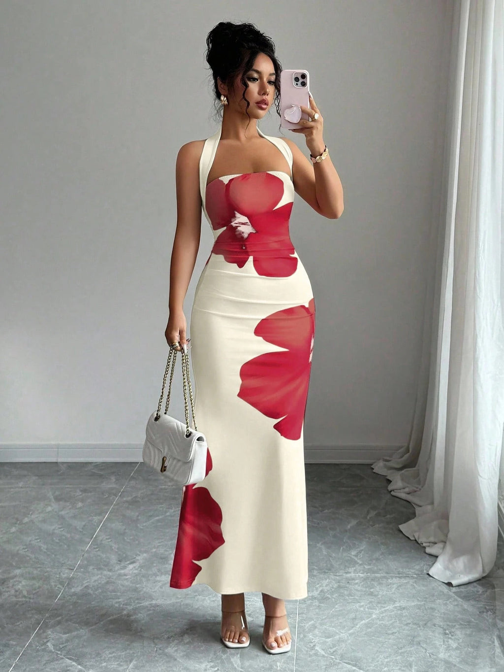 2026 New Printed Bodycon Dress