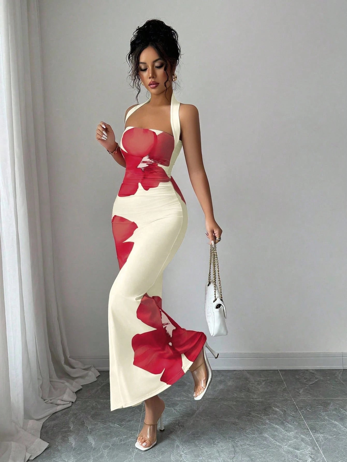 2026 New Printed Bodycon Dress