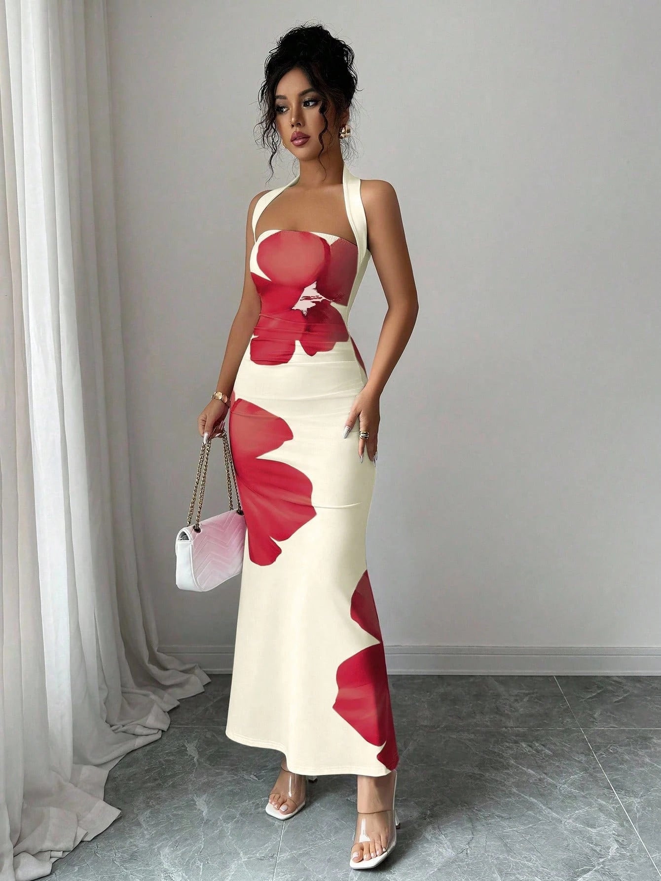 2026 New Printed Bodycon Dress