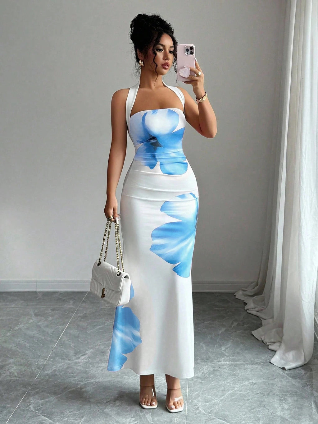 2026 New Printed Bodycon Dress