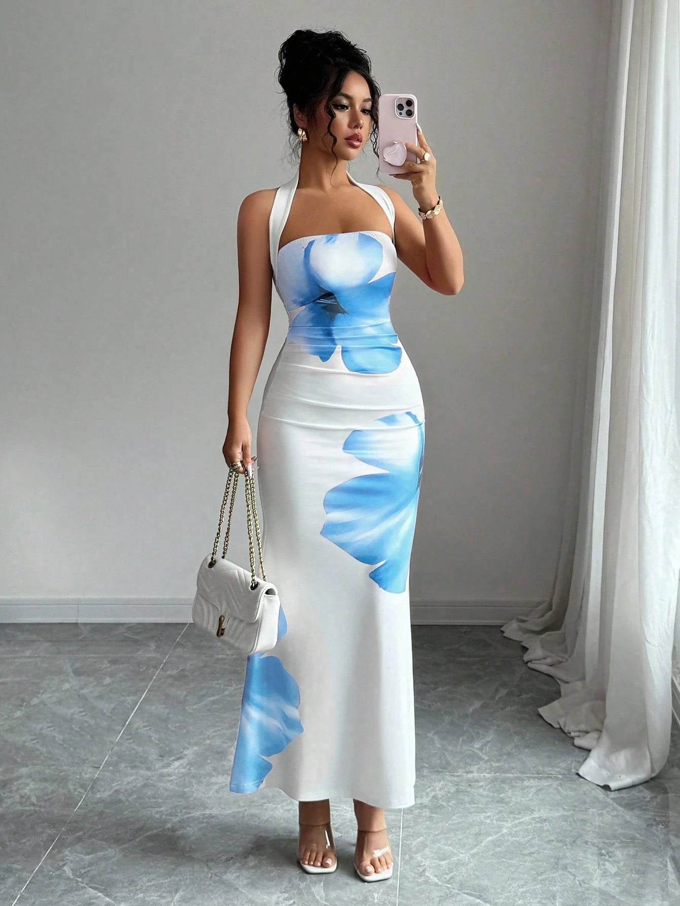 2026 New Printed Bodycon Dress